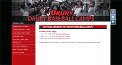 Desktop Screenshot of drurybaseballcamps.com