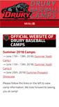 Mobile Screenshot of drurybaseballcamps.com